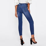 Bleach Distressed Denim
