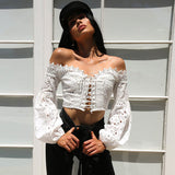 Lantern Sleeve Crop