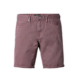 Slim Washed Fade Denim Shorts