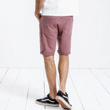 Slim Washed Fade Denim Shorts