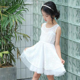Lace Bow-tie Back Dress