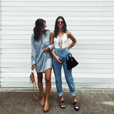 Deep-V & Bow-tie Bodysuit