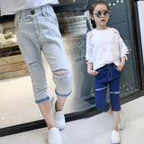 Broken Hole Denim Jeans