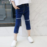 Broken Hole Denim Jeans