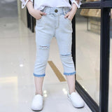 Broken Hole Denim Jeans