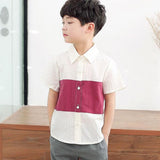 Patchwork Linen Tee