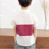 Patchwork Linen Tee